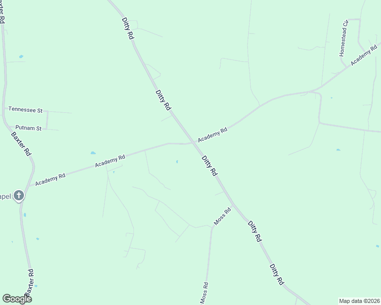 map of restaurants, bars, coffee shops, grocery stores, and more near 7200 Ditty Road in Baxter