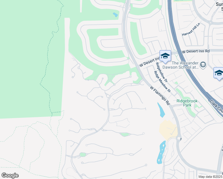 map of restaurants, bars, coffee shops, grocery stores, and more near 33 Promontory Ridge Drive in Las Vegas