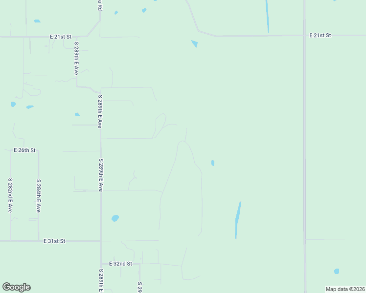 map of restaurants, bars, coffee shops, grocery stores, and more near 2601 South 294th East Avenue in Broken Arrow
