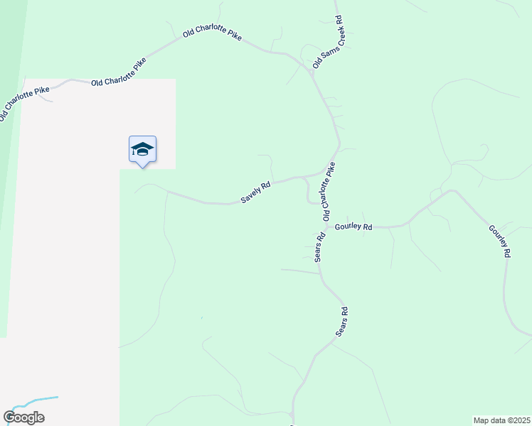 map of restaurants, bars, coffee shops, grocery stores, and more near 1051 Savely Road in Pegram