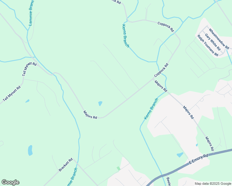 map of restaurants, bars, coffee shops, grocery stores, and more near 7910 Majors Road in Knox County