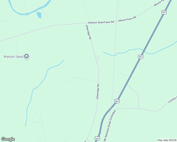 map of restaurants, bars, coffee shops, grocery stores, and more near 13064 Ethridge Road in Whitakers