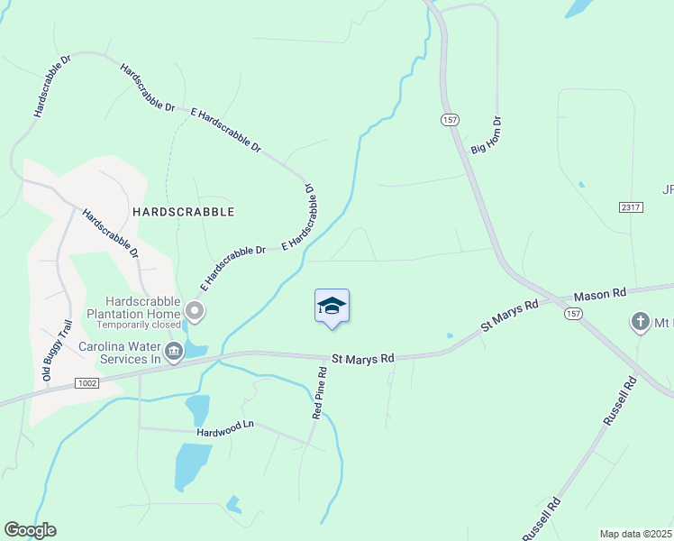 map of restaurants, bars, coffee shops, grocery stores, and more near 1621 Oak Forest Drive in Hillsborough
