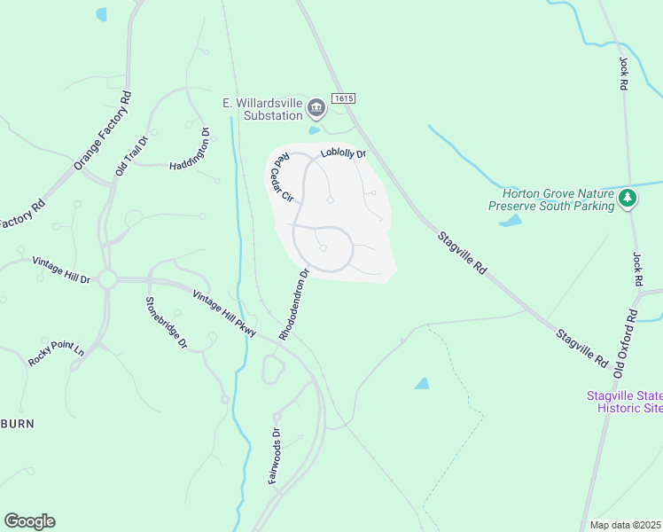 map of restaurants, bars, coffee shops, grocery stores, and more near 409 Loblolly Drive in Durham