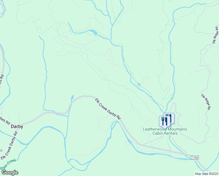 map of restaurants, bars, coffee shops, grocery stores, and more near West Ridge Drive in Wilkes County