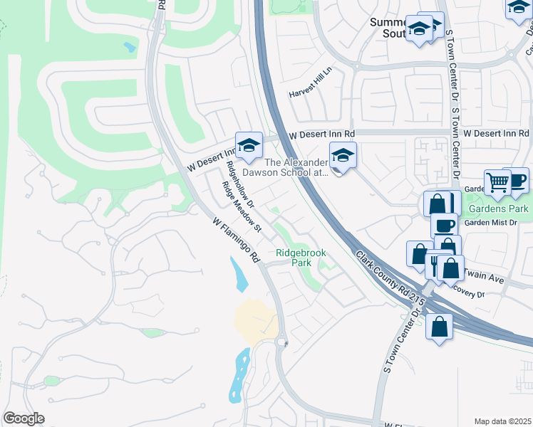 map of restaurants, bars, coffee shops, grocery stores, and more near 3507 Sagittarius Drive in Las Vegas