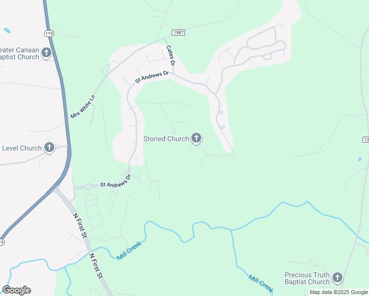 map of restaurants, bars, coffee shops, grocery stores, and more near 317 Wentworth Circle in Mebane