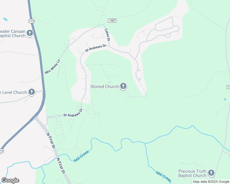 map of restaurants, bars, coffee shops, grocery stores, and more near 317 Wentworth Circle in Mebane
