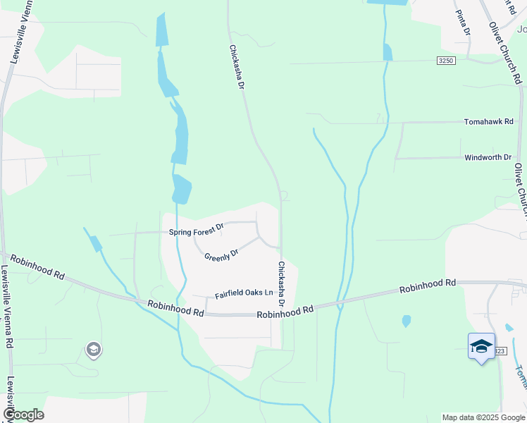 map of restaurants, bars, coffee shops, grocery stores, and more near 1400 Chickasha Drive in Pfafftown