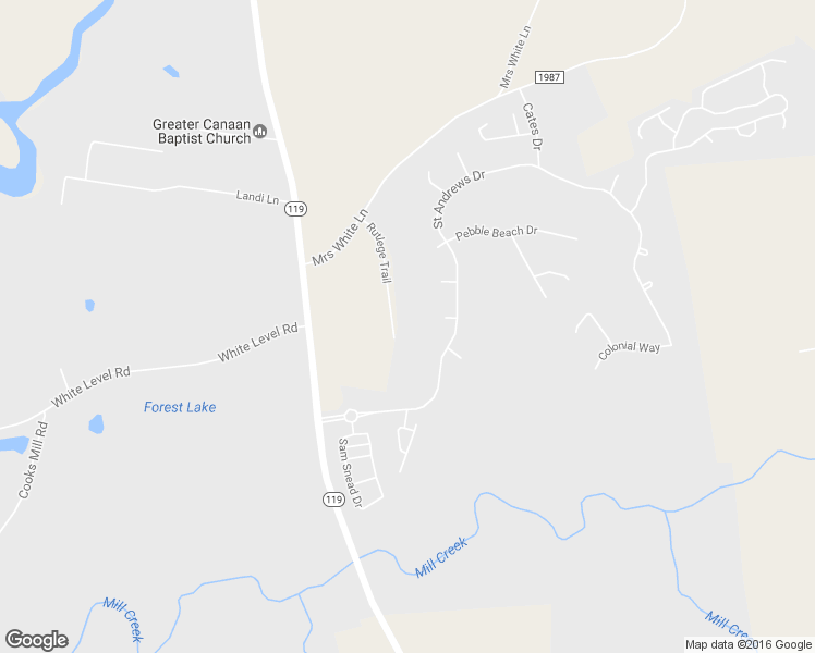 map of restaurants, bars, coffee shops, grocery stores, and more near 1417 Rutlege Trail in Mebane