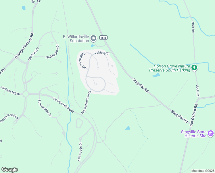 map of restaurants, bars, coffee shops, grocery stores, and more near 502 Loblolly Drive in Durham