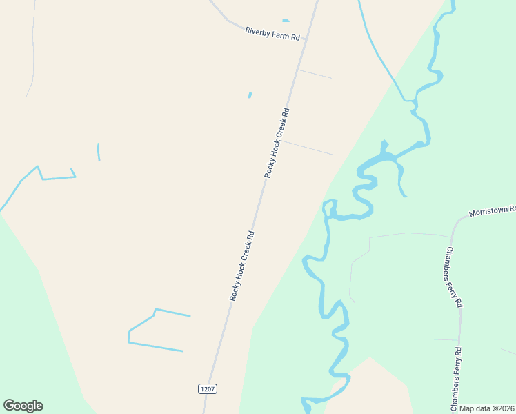 map of restaurants, bars, coffee shops, grocery stores, and more near State Road 1207 in Chowan County