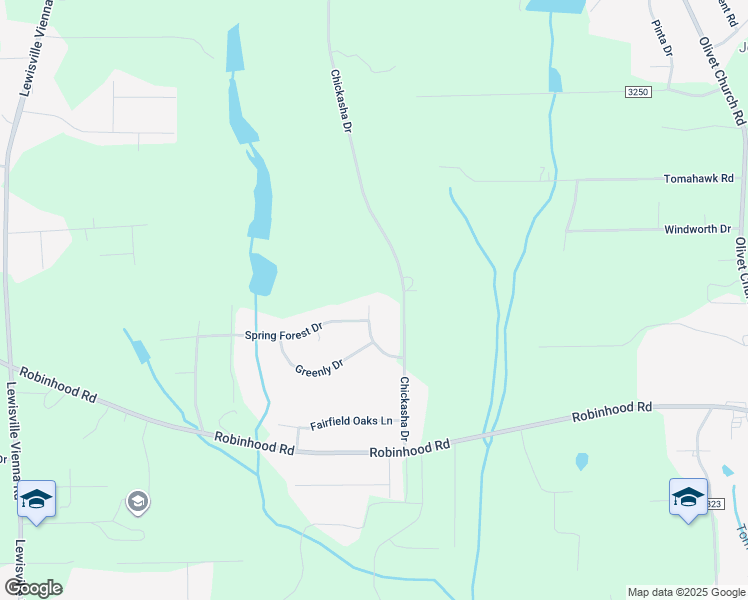 map of restaurants, bars, coffee shops, grocery stores, and more near 1400 Chickasha Drive in Pfafftown