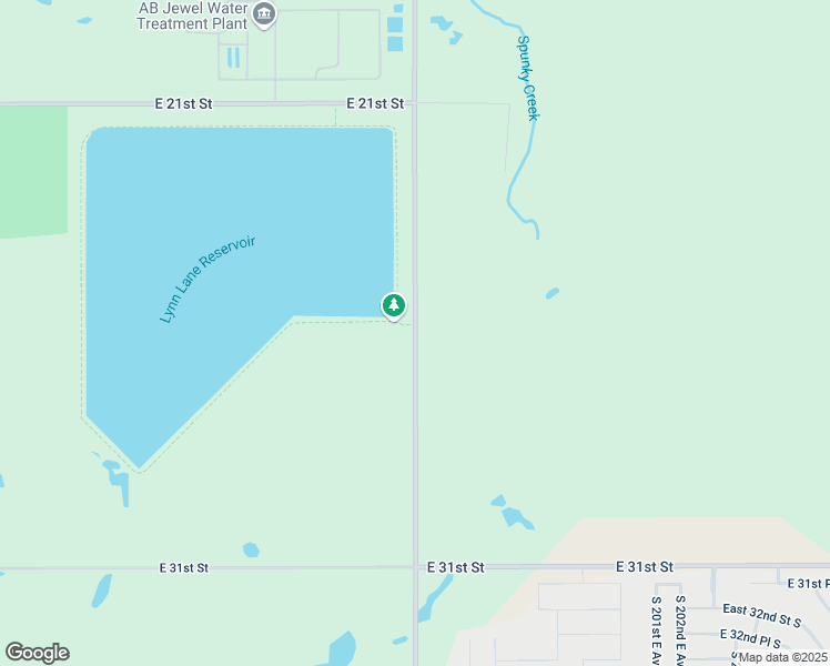 map of restaurants, bars, coffee shops, grocery stores, and more near 1101 South 193rd East Avenue in Tulsa