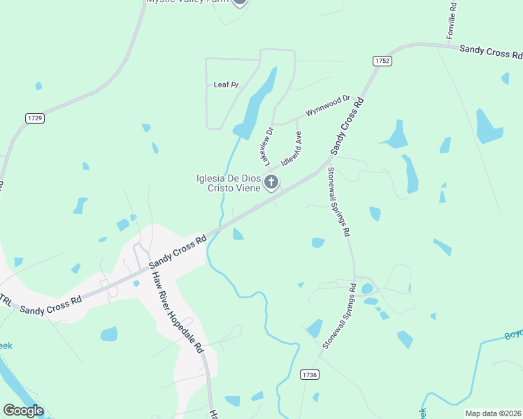 map of restaurants, bars, coffee shops, grocery stores, and more near 1427 Sandy Cross Road in Burlington