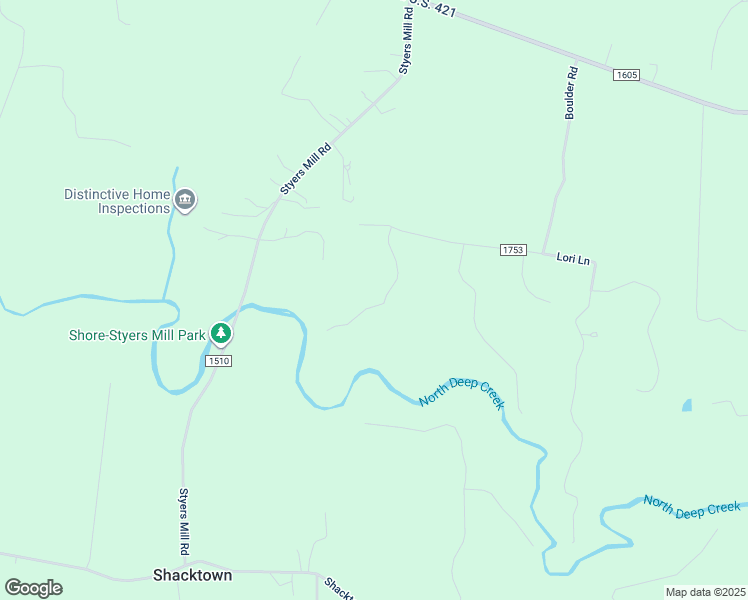 map of restaurants, bars, coffee shops, grocery stores, and more near 1016 Bertha Bette Drive in Yadkinville