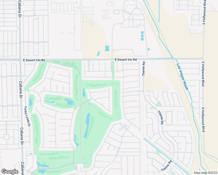 map of restaurants, bars, coffee shops, grocery stores, and more near 3400 Driving Range Street in Las Vegas
