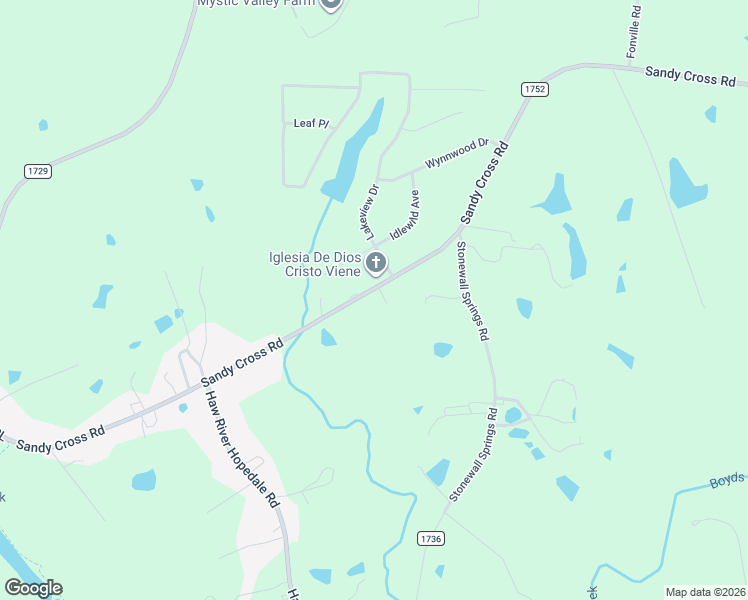 map of restaurants, bars, coffee shops, grocery stores, and more near 1427 Sandy Cross Road in Burlington