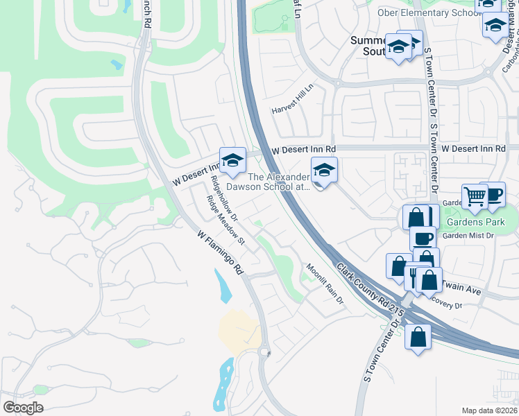 map of restaurants, bars, coffee shops, grocery stores, and more near 11046 Zarod Road in Las Vegas