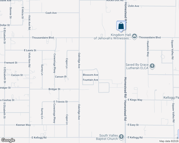 map of restaurants, bars, coffee shops, grocery stores, and more near 2615 Glen Valley Avenue in Pahrump