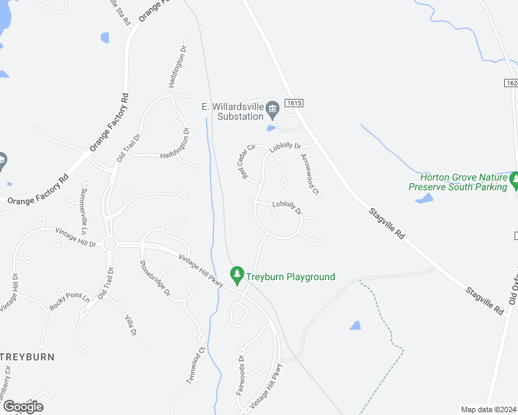 map of restaurants, bars, coffee shops, grocery stores, and more near 527 Loblolly Drive in Durham