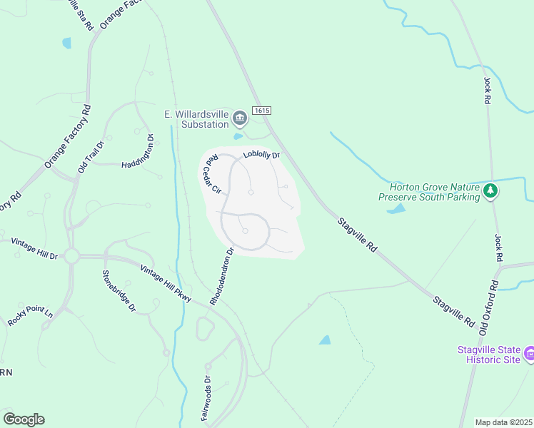 map of restaurants, bars, coffee shops, grocery stores, and more near 510 Loblolly Drive in Durham