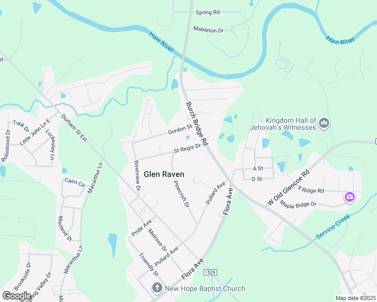 map of restaurants, bars, coffee shops, grocery stores, and more near 1236 Saint Regis Drive in Burlington