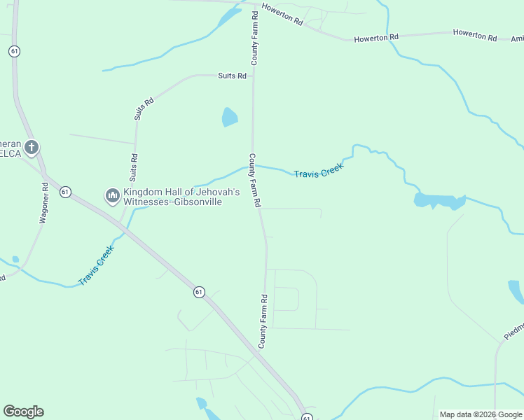 map of restaurants, bars, coffee shops, grocery stores, and more near 3065 County Farm Road in Gibsonville