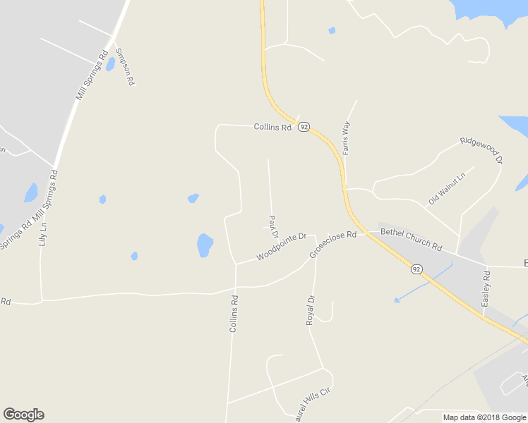 map of restaurants, bars, coffee shops, grocery stores, and more near 1823 Paul Drive in Jefferson City