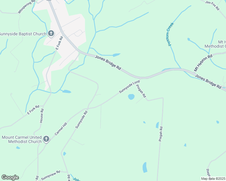 map of restaurants, bars, coffee shops, grocery stores, and more near 925 Sunnyside Loop in Greeneville