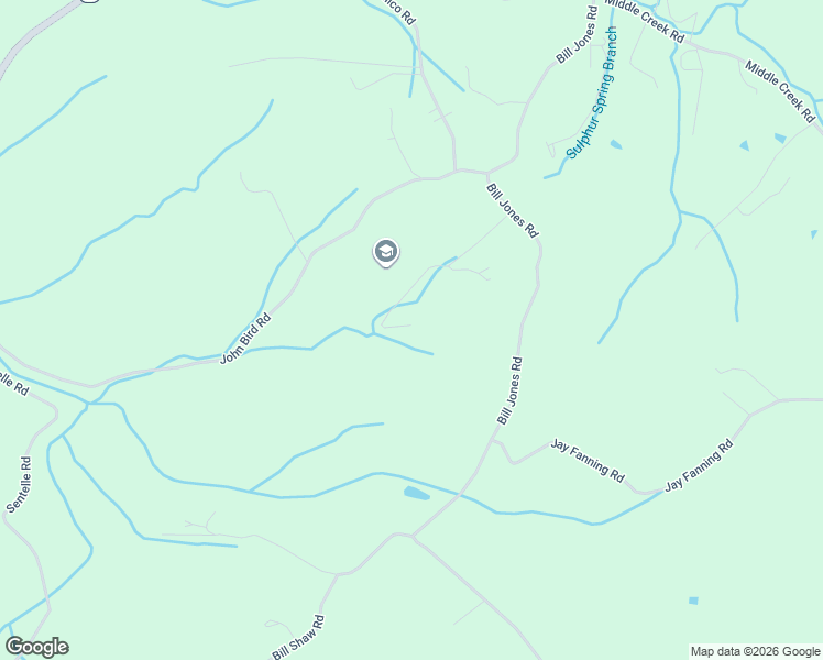 map of restaurants, bars, coffee shops, grocery stores, and more near 1016 John Bird Road in Afton