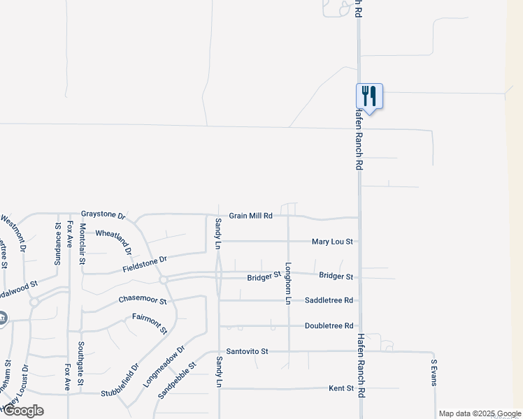 map of restaurants, bars, coffee shops, grocery stores, and more near 5640 Grain Mill Road in Pahrump