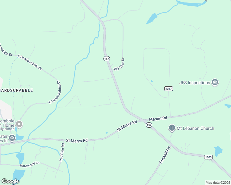 map of restaurants, bars, coffee shops, grocery stores, and more near 6812 Cain Creek Lane in Hillsborough