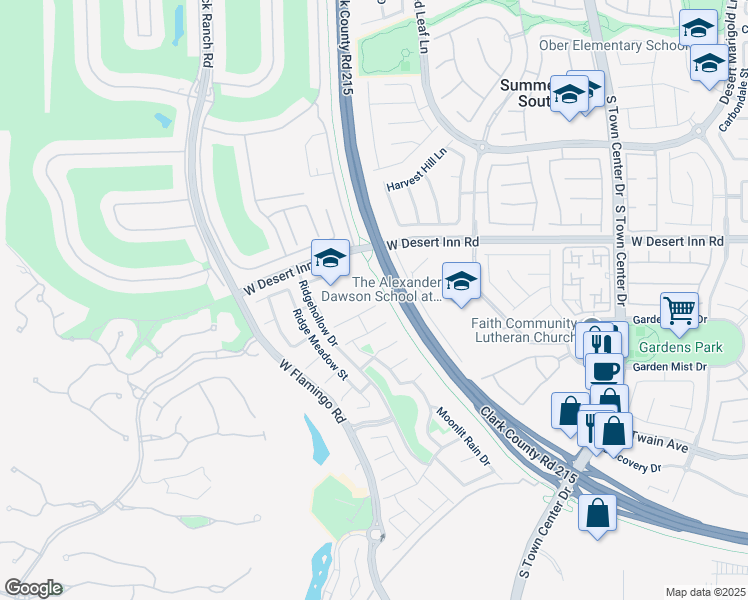 map of restaurants, bars, coffee shops, grocery stores, and more near 11046 Zarod Road in Las Vegas