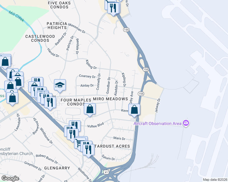 map of restaurants, bars, coffee shops, grocery stores, and more near in Nashville