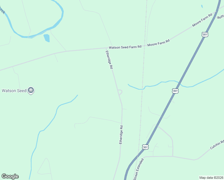 map of restaurants, bars, coffee shops, grocery stores, and more near 13064 Etheridge Road in Whitakers