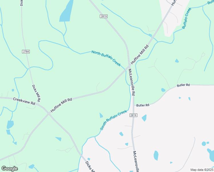 map of restaurants, bars, coffee shops, grocery stores, and more near 2651 Huffine Mill Road in McLeansville
