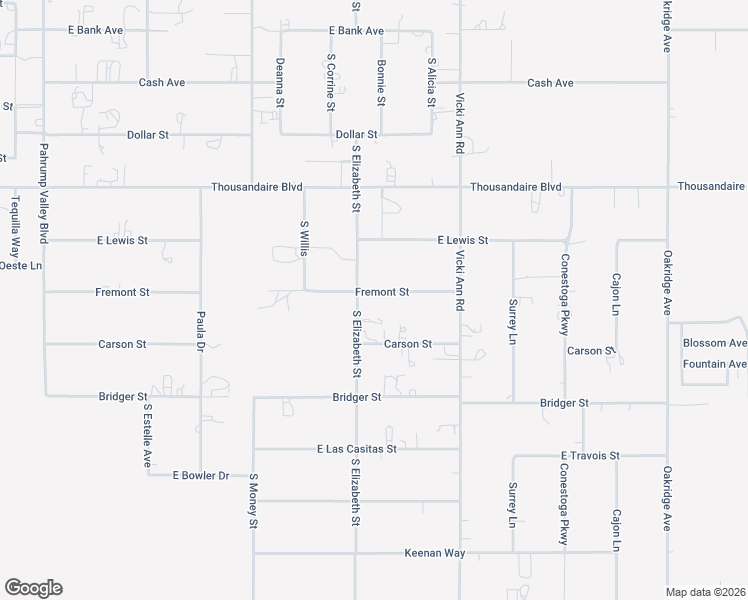 map of restaurants, bars, coffee shops, grocery stores, and more near 1701 Fremont Street in Pahrump