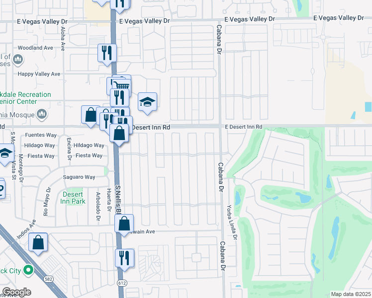 map of restaurants, bars, coffee shops, grocery stores, and more near 3365 Isle Royale Drive in Las Vegas
