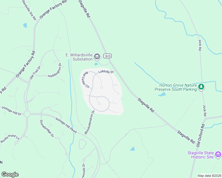map of restaurants, bars, coffee shops, grocery stores, and more near 24 Arrowwood Court in Durham