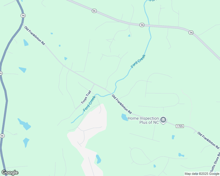 map of restaurants, bars, coffee shops, grocery stores, and more near 2112 Sterling Creek Lane in Franklinton