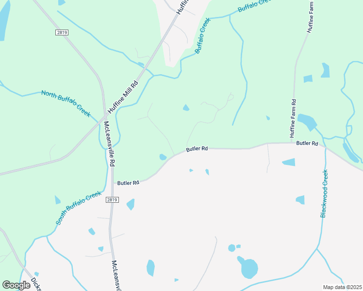 map of restaurants, bars, coffee shops, grocery stores, and more near 3402 Mcnorth Road in Gibsonville