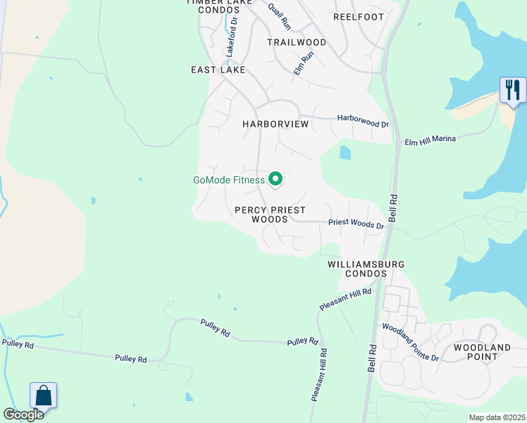 map of restaurants, bars, coffee shops, grocery stores, and more near in Nashville