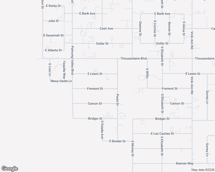 map of restaurants, bars, coffee shops, grocery stores, and more near 1310 Fremont Street in Pahrump
