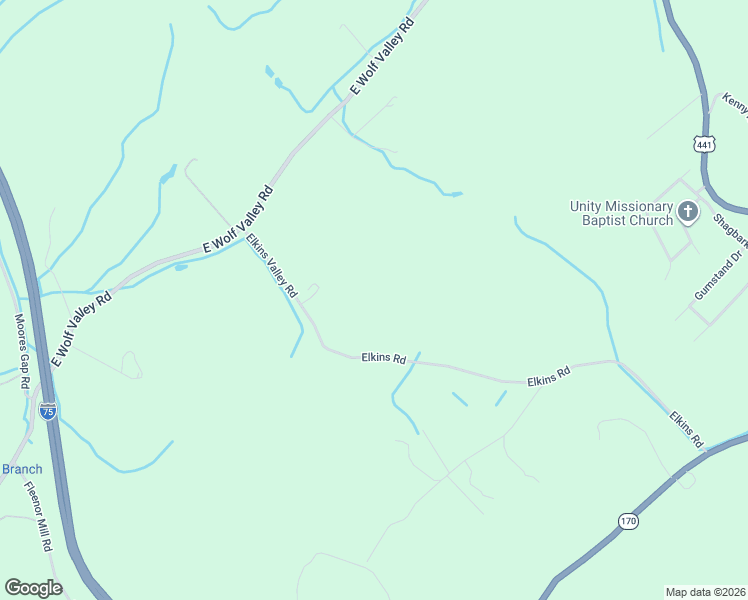 map of restaurants, bars, coffee shops, grocery stores, and more near 161 Elkins Valley Road in Heiskell