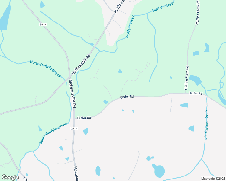 map of restaurants, bars, coffee shops, grocery stores, and more near 3402 Mcnorth Road in Gibsonville