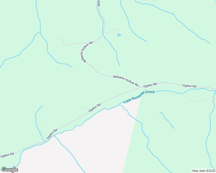 map of restaurants, bars, coffee shops, grocery stores, and more near 2235 Williams Hollow Road in McEwen