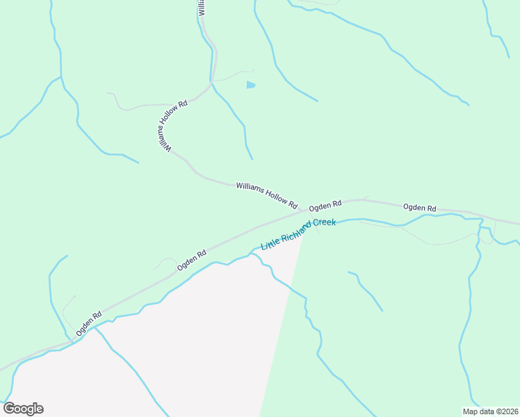map of restaurants, bars, coffee shops, grocery stores, and more near 2235 Williams Hollow Road in McEwen