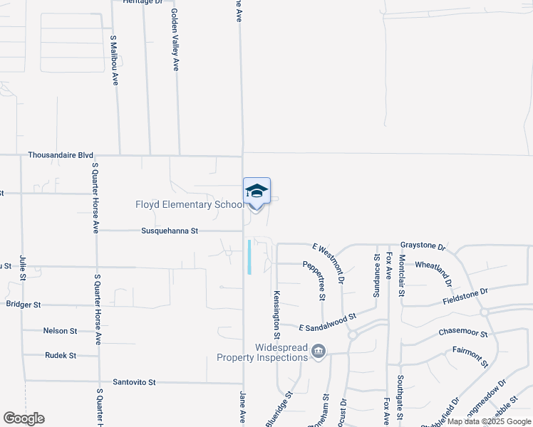map of restaurants, bars, coffee shops, grocery stores, and more near 6181 Jane Avenue in Pahrump