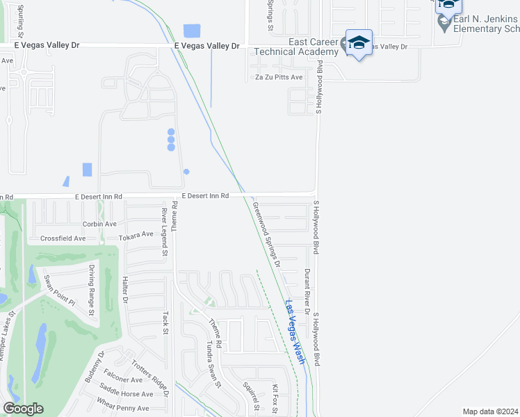 map of restaurants, bars, coffee shops, grocery stores, and more near 6441 Duck Hill Springs Drive in Las Vegas